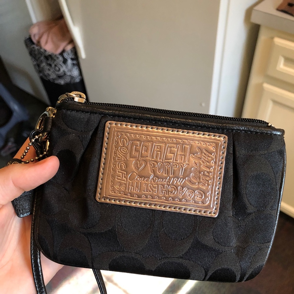 Coach Poppy Wristlet - used twice/great condition